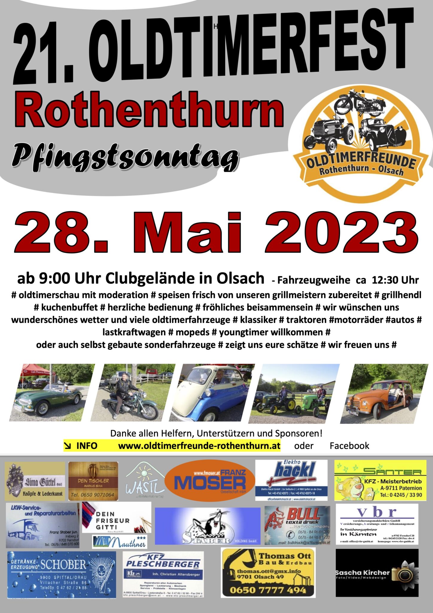 OLDTIMER TREFFEN 2023 | Oldtimerfreunde Rothenthurn